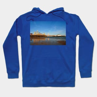 Clacton On Sea Pier And Beach Essex UK Hoodie